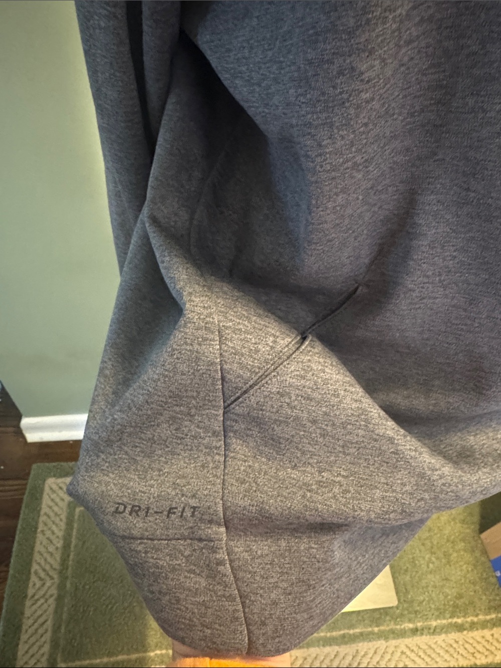 Nike Gray Men's Hooded Pullover Sweatshirt - Picture 5 of 8